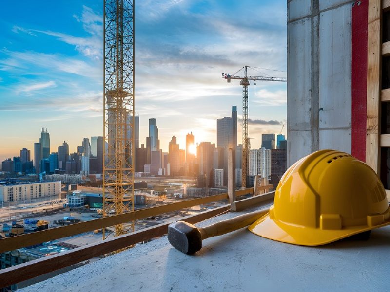 construction-sunset