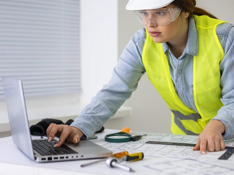 woman-working-as-engineer